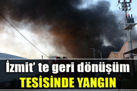 Kocaeli’de geri dönüşüm tesisinde yangın