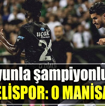 Kocaelispor Manisa FK maçı Bu oyunla şampiyonluk zor