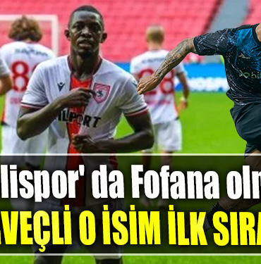 Kocaelispor' da Fofana olmazsa Norveçli o isim ilk sırada