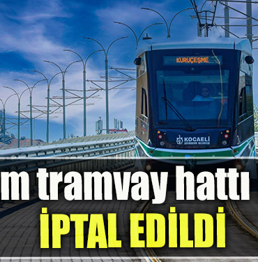Stadyum tramvay hattı ihalesi iptal edildi