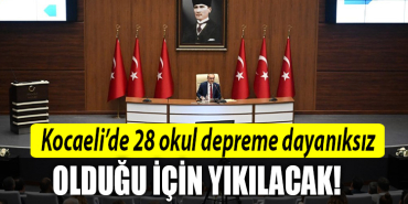 kocaeli 28 okul yıkılacak