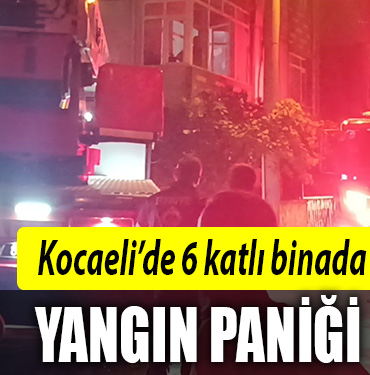 kocaeli bina yangın