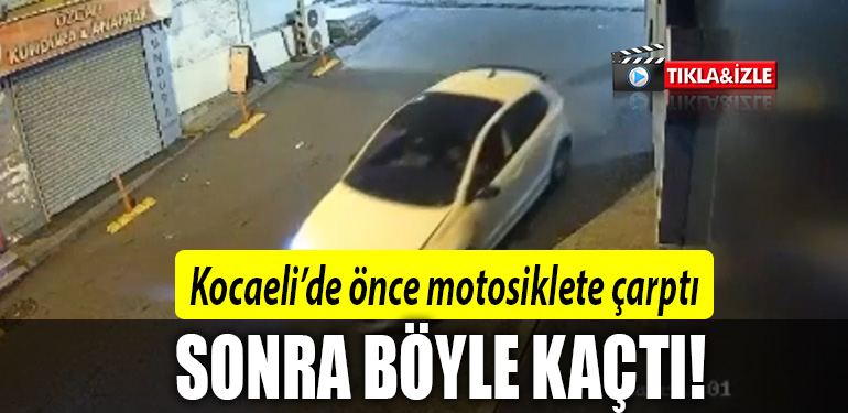 kocaeli kaza kaçtı