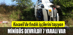 kocaeli minibüs derildi