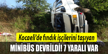 kocaeli minibüs derildi