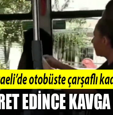 kocaeli otobüs çarşaflı kadın