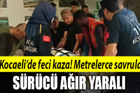 kocaeli sürücü ağır yaralı