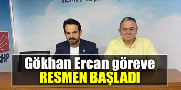 CHP İzmit İlçe Başkanı Gökhan Ercan göreve resmen başladı