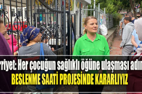 İzmit Belediye Başkanı Fatma Kaplan Hürriyet Her çocuğun sağlıklı öğüne ulaşması adına Beslenme Saati Projesinde kararlıyız