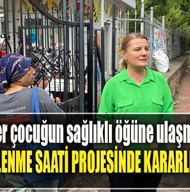 İzmit Belediye Başkanı Fatma Kaplan Hürriyet Her çocuğun sağlıklı öğüne ulaşması adına Beslenme Saati Projesinde kararlıyız