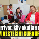 İzmit Belediye Başkanı Fatma Kaplan Hürriyet, köy okullarına eğitim desteğini sürdürüyor