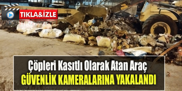 İzmit Belediyesi’nden Açıklama ÇÖPLERİ KASITLI OLARAK ATAN ARAÇ GÜVENLİK KAMERALARINA YAKALANDI
