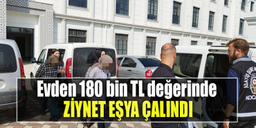 Kocaeli' de Evden 180 bin TL değerinde ziynet eşya çalındı