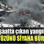Kocaeli' de İnşaatta çıkan yangın gökyüzünü siyaha bürüdü