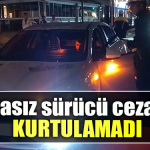 Kocaeli' de Plakasız sürücü cezadan kurtulamadı