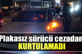 Kocaeli' de Plakasız sürücü cezadan kurtulamadı