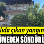 Kocaeli' de Yalıda çıkan yangın büyümeden söndürüldü
