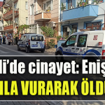 Kocaeli’de cinayet Eniştesini silahla vurarak öldürdü