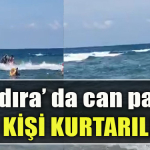 Kocaeli'de denizde can pazarı Boğulma tehlikesi geçiren 4 kişi kurtarıldı
