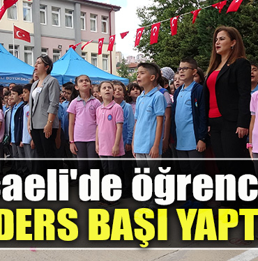 Kocaeli'de öğrenciler ders başı yaptı