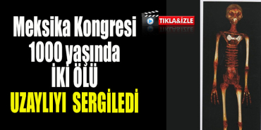 Meksika Kongresi, yaklaşık 1000 yaşında olduğu tahmin edilen iki ölü uzaylıyı açıkladı