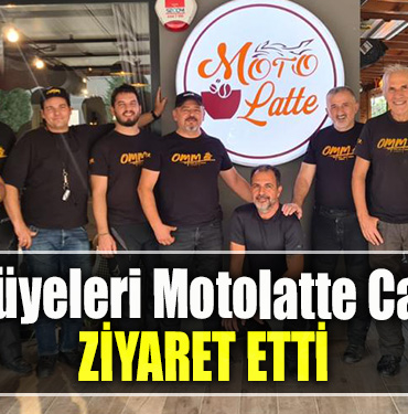 OMM üyeleri Motolatte Cafe' yi ziyaret etti