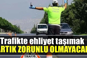 Trafikte ehliyet taşımak artık zorunlu olmayacak