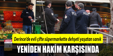 derine süpermarket dehşet anları