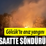 gölcük yangın