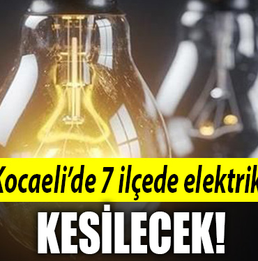 kocaeli 5 eylül elektrik kesinti listesi