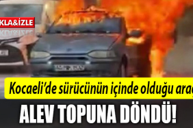 kocaeli araç yangını