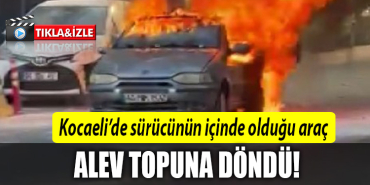 kocaeli araç yangını