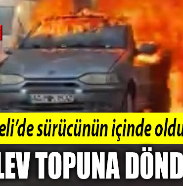 kocaeli araç yangını