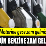 kocaeli benzin zam