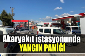 kocaeli' de Akaryakıt istasyonunda yangın paniği