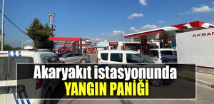 kocaeli' de Akaryakıt istasyonunda yangın paniği