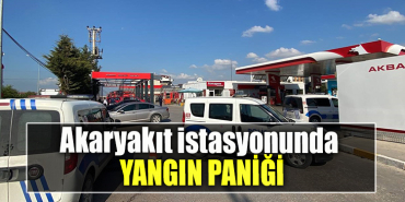 kocaeli' de Akaryakıt istasyonunda yangın paniği