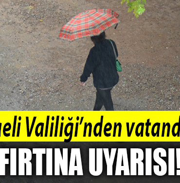 kocaeli fırtına