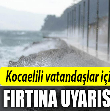 kocaeli fırtına