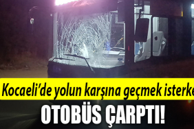 kocaeli otobüs çarptı