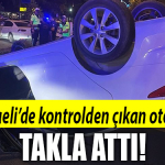 kocaeli otomobil takla attı