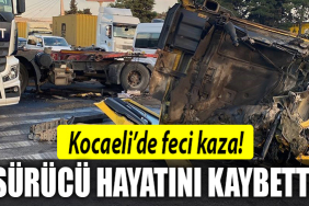 kocaeli sürücü hayatını kaybettii