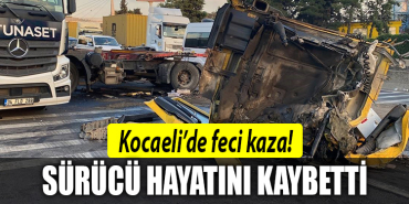kocaeli sürücü hayatını kaybettii