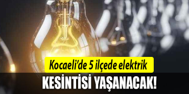 10 ekim kocaeli elektrik kesintisi