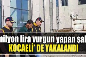 2 milyon lira vurgun yapan şahıs Kocaeli' de yakalandı
