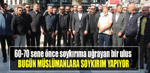 60 70 sene önce soykırıma uğrayan bir ulus bugün Müslümanlara soykırım yapıyor