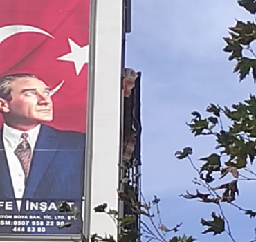 Atatürkü’ ü kullanarak kaçak reklam yapan firmaya tepki (2)