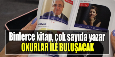 Binlerce kitap, çok sayıda yazar okurlar ile buluşacak