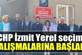 CHP İzmit Yerel seçim çalışmalarına başladı