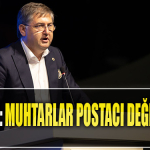 CHP Kocaeli Milletvekili Harun Özgür Yıldızlı MUHTARLAR POSTACI DEĞİLDİR !